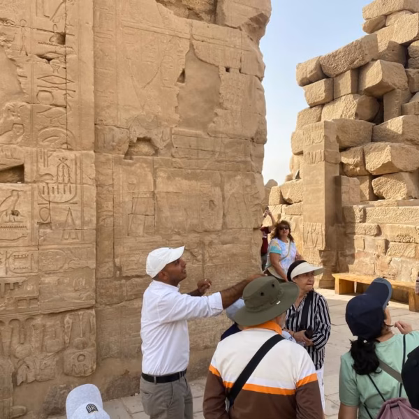 2 Days Tour from Cairo to Luxor & Aswan by Plane guided tour at Karnak Temple Luxor Egypt