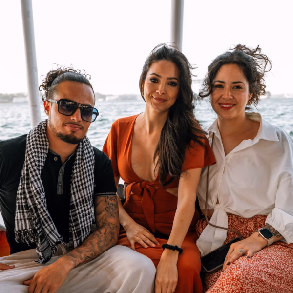 Tourists relaxing on Nile cruise during 5-day short break tour to Cairo Luxor and Alexandria