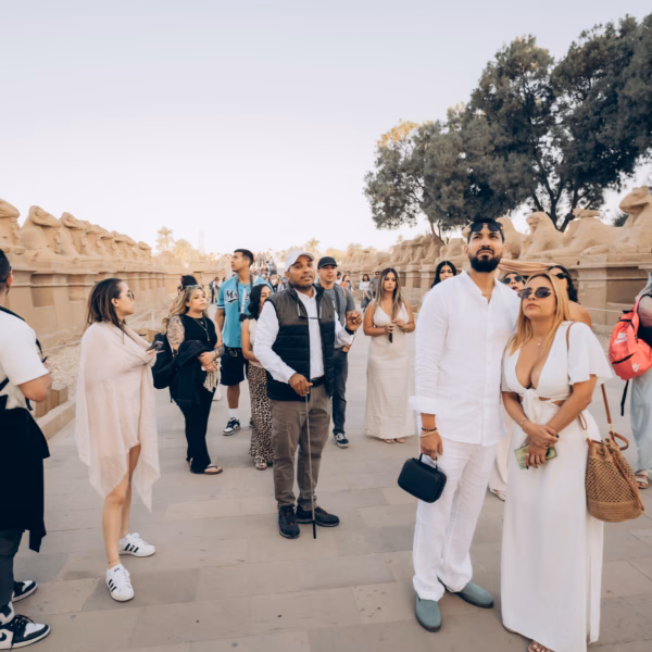 2 Days Luxor East & West Banks tourists Karnak Temple Avenue of Sphinxes guided tour