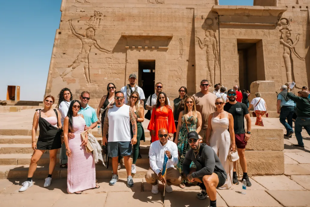 Book Egypt Travel guests visiting Philae Temple in Aswan